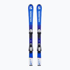 Детски ски за спускане Salomon S Race MT Jr. + L6 синьо L47041900