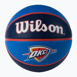Wilson NBA Team Tribute баскетболна топка Oklahoma City Thunder синя WTB1300XBOKC