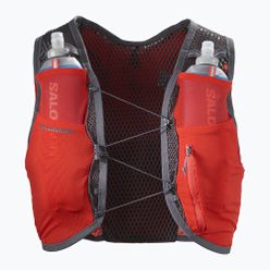 Salomon Active Skin 4 комплект раница за бягане червена LC1909200
