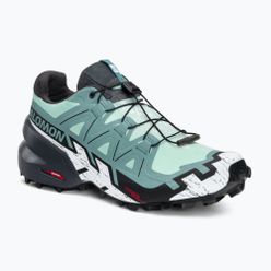 Дамски обувки за бягане Salomon Speedrcross 6 зелен L41743100