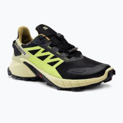 Мъжки обувки за бягане Salomon Supercross 4 GTX черен-зелен L41731700