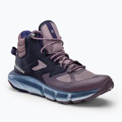 Дамски туристически обувки Salomon Predict Hike Mid GTX лилаво L41737000