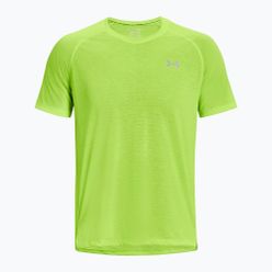 Мъжка тениска за бягане Under Armour Streaker lime green 1361469-369
