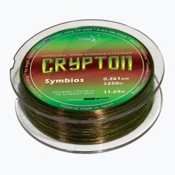 Зелена/кафява въдица за риболов на шаран Katran Crypton Symbios