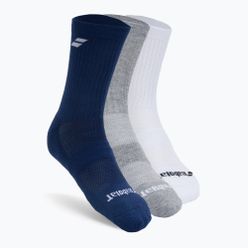 BABOLAT чорапи за тенис 3 чифта бели/нави/сиви 5UA1371