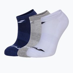 Чорапи за тенис BABOLAT Invisible 3 чифта бяло/тъмно сиво/сиво 5UA1461