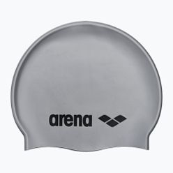 Детска шапка за плуване arena Classic Silicone сива 91670