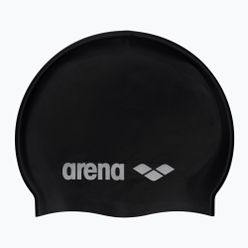 Детска шапка за плуване arena Classic Silicone черна 91670