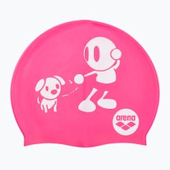 Детска шапка за плуване arena Kun Cap pink 91552/901