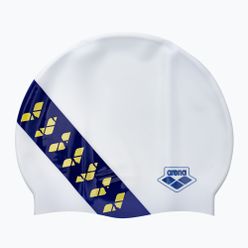 Arena Icons Team Stripe шапка за плуване бяла 001463