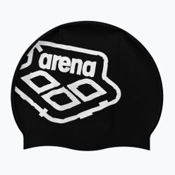 Arena Icons Шапка за плуване Team Stripe черна 001463