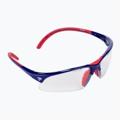 Очила за скуош Tecnifibre сини/червени 54SQGLRE21