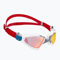 Aqua Sphere Kayenne Pro очила за плуване в бяло и червено EP3040910LMR