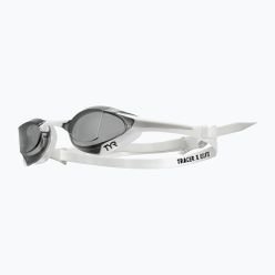 Очила за плуване TYR Tracer-X Elite Racing дим/бяло LGTRXEL_072