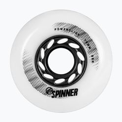 Powerslide Spinner Ролкови остриета 76mm/88A 4 бр., бели 905326