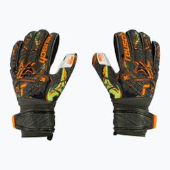 Reusch Attrakt Grip Finger Support вратарски ръкавици зелено-оранжеви 5370010-5556