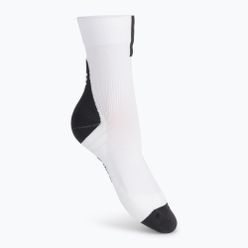 CEP дамски къси компресионни чорапи за бягане 3.0 бели WP4B8X2
