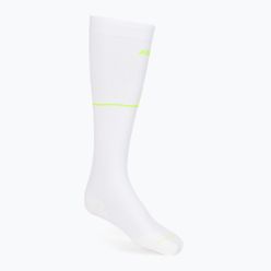 CEP Heartbeat мъжки чорапи за бягане с компресия, бели WP30PC2
