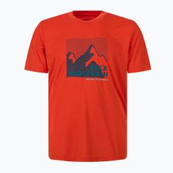 Jack Wolfskin мъжка тениска за трекинг Hiking Graphic orange 1808761_3017