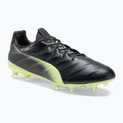 Мъжки футболни обувки PUMA King Platinum 21 FG/AG черен-зелен 10647805