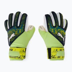 Детски вратарски ръкавици Puma Ultra Grip 2 RC черно-зелени 04181501