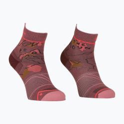 Дамски чорапи за трекинг ORTOVOX Alpine Light Quarter pink 5479100005