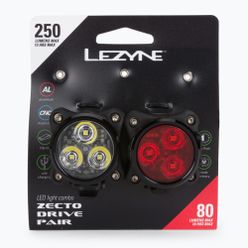 Комплект LEZYNE ZECTO DRIVE предна и задна лампа за велосипед, usb LZN-1-LED-8P-V304