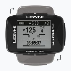 Брояч за велосипеди със светлина LEZYNE MACRO PLUS GPS SMART LOADED комплект черен LZN-1-GPS-MACRO-V104-SL
