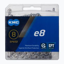 Верига за електронен велосипед KMC e8 EPT 122 звена 8rz сребриста BE08SEP22