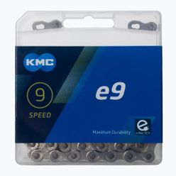 Верига KMC e9x122 за е-велосипеди сребърна BE09TNP22