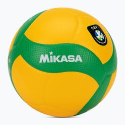 Волейболна топка Mikasa CEV жълто-зелена V200W