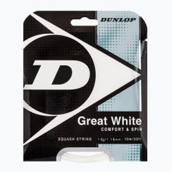 Dunlop Bio Great sq. 10 m струна за скуош бяла 624700