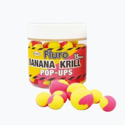 Dynamite Baits Fluoro Pop Up 2 Tone Krill & Banana Жълто-червени плаващи боили за шаран ADY040605