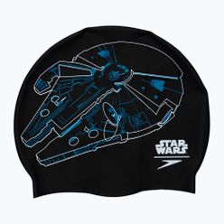 Speedo Star Wars Slpogan Print Millenium Falcon детска шапка черна 8-08385D675