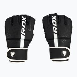 RDX F6 граплинг ръкавици черно-бели GGR-F6MW