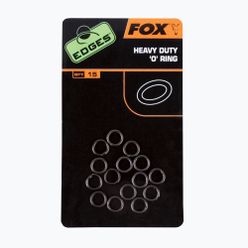 Fox Edges Heavy Duty O-пръстен за шаран 15 бр. черни CAC496