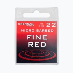 Куки Drennan Fine Red 10 бр. червени HSFR022
