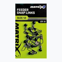 Matrix Feeder Snap Links 10 бр. сребрист GAC371