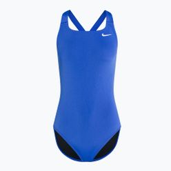 Дамски бански костюм от една част Nike Hydrastrong Solid Fastback blue NESSA001