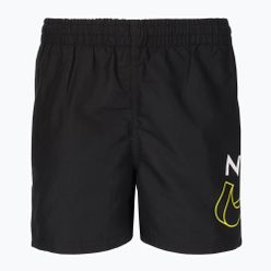 Детски къси панталони за плуване Nike Split Logo 4 Volley black NESSC786