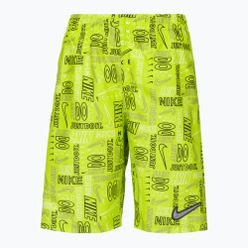 Детски къси панталони за плуване Nike Logo Mashup 8 Volley green NESSC791