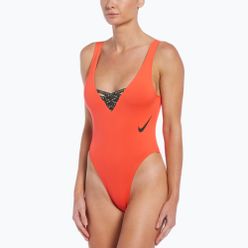 Дамски бански костюм Nike Sneakerkini U-Back Orange NESSC254