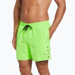 Мъжки къси панталони за плуване Nike Swoosh Break 5 Volley green NESSC601