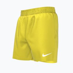 Детски къси панталони за плуване Nike Essential 4" Volley жълт NESSB866