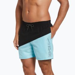 Мъжки къси панталони за плуване Nike Block Swoosh 5 Volley сини NESSC492