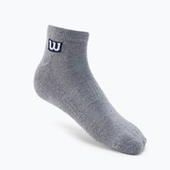 Мъжки чорапи за тренировка Wilson Premium Low Cut 3 пакета сиви W8F3H-3730