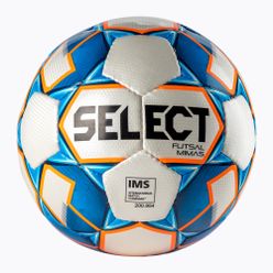 SELECT Futsal Mimas 2018 IMS футболна топка бяло и синьо 1053446002