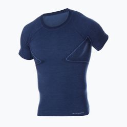 Мъжка термална тениска Brubeck Active Wool 5782 тъмно синьо SS11710