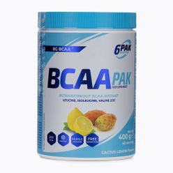 BCAA 6PAK PAK аминокиселини 400g кактус-цитрус PAK/013#KAKCY