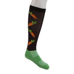 Чорапи за езда COMODO черно-оранжеви SJP/03